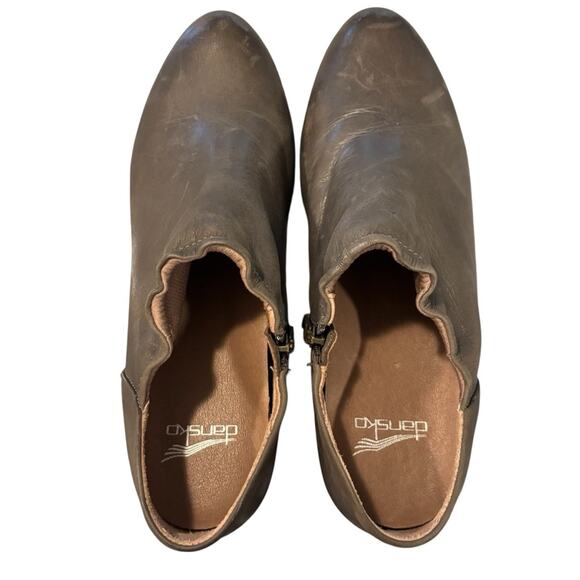 DANSKO Debbie Gray Leather Women’s Booties, Size 41, US Size 10.5-11 - Picture 4 of 8